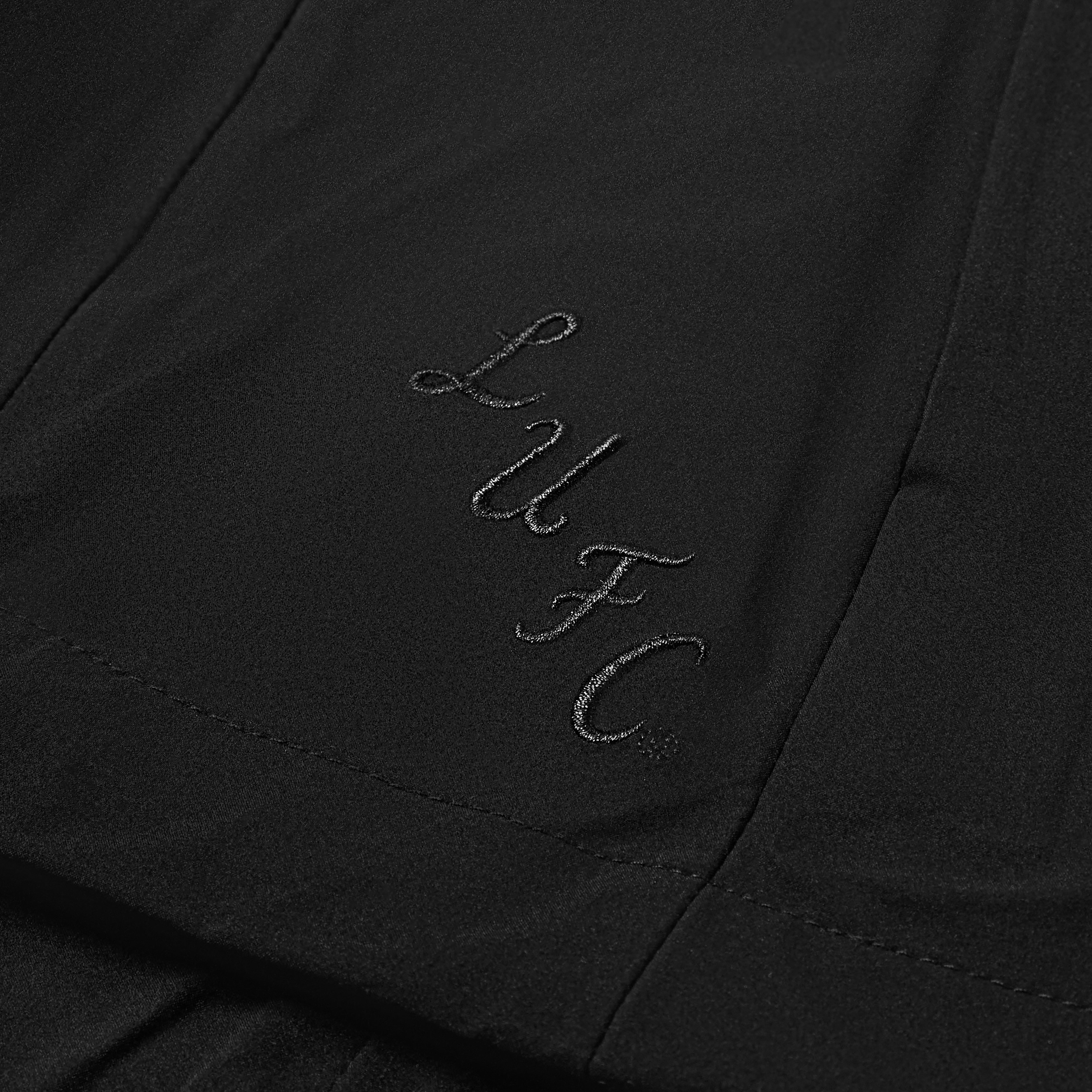 AOF Leeds United Shell Jacket | Black Coat | Art of Football