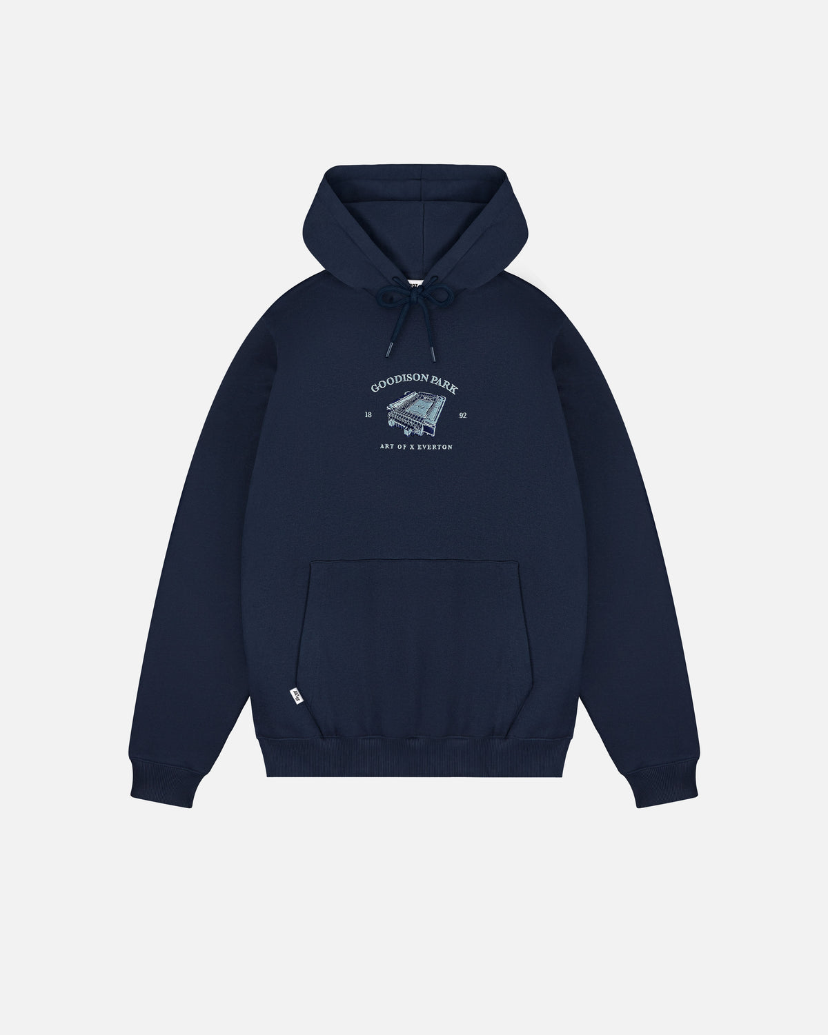 ART OF x Everton Stadium Hoodie | Navy Embroidered Football Sweat