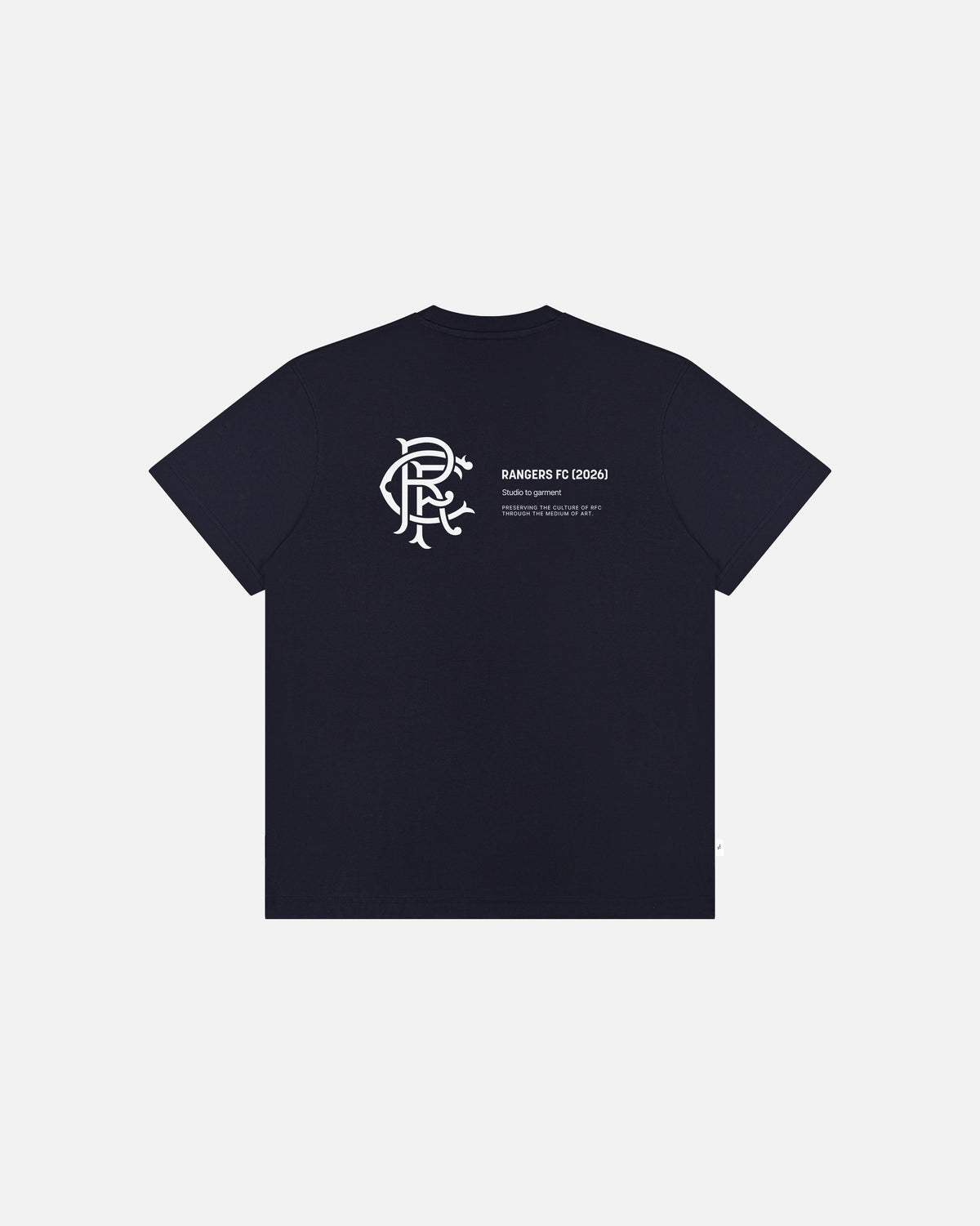 ART OF x Rangers Gallery Tee | Navy Graphic Football T-shirt