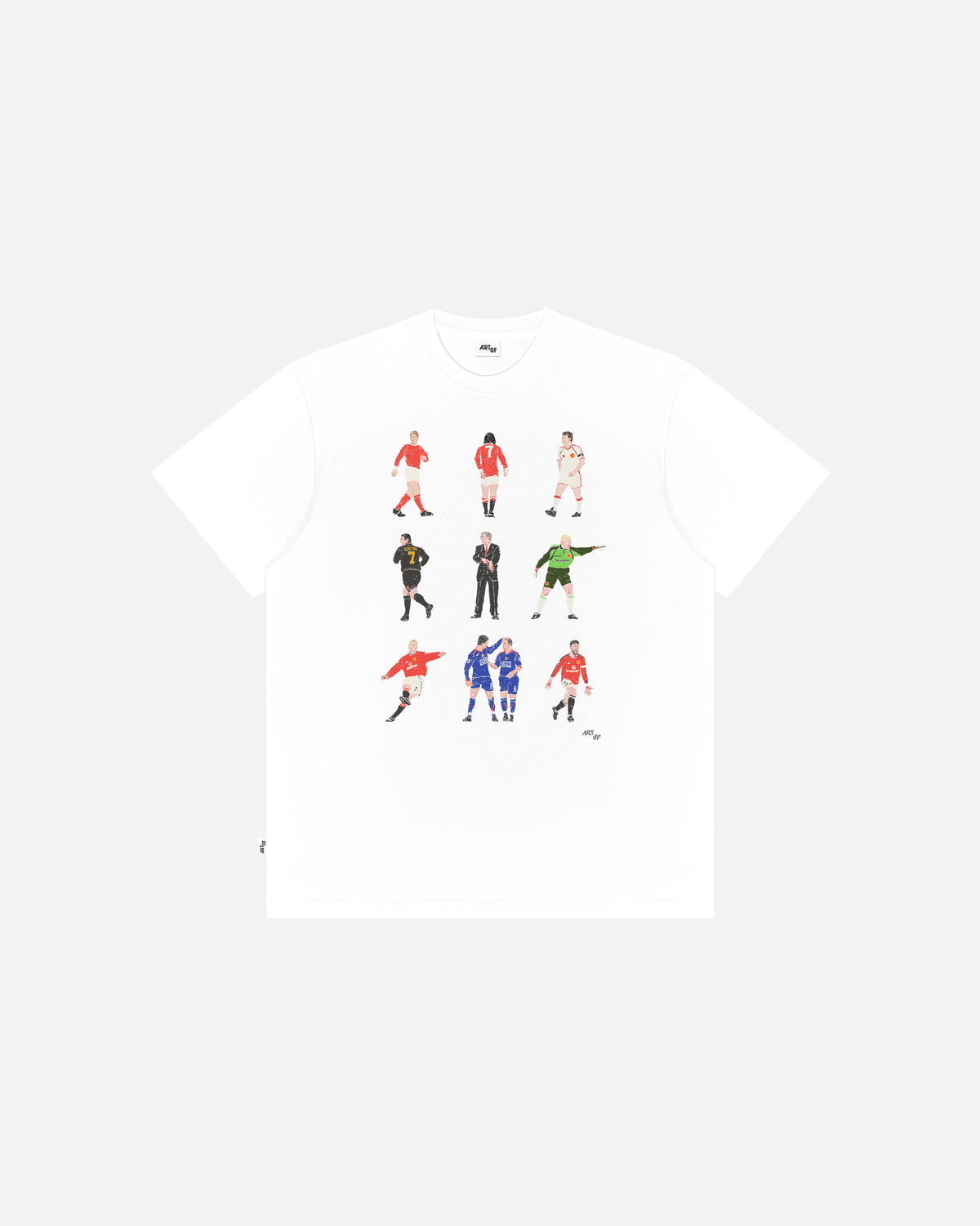 ART OF x United Generations Tee | MUFC White Graphic Football T-shirt