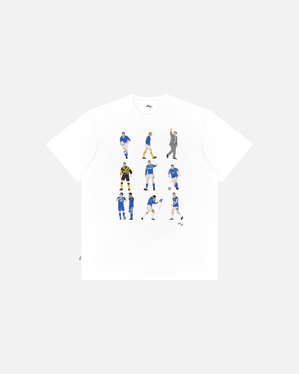 ART OF x Everton Generations Tee | EFC White Graphic Football T-shirt