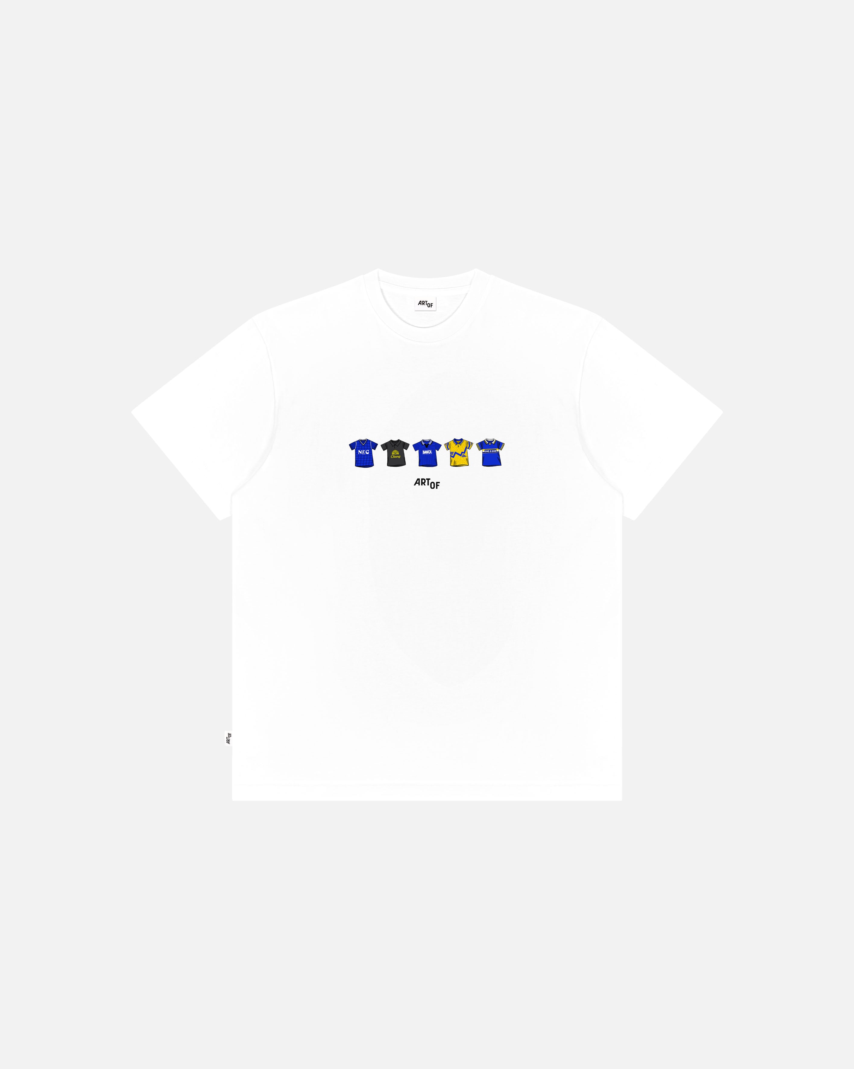 ART OF x Everton Printed Classics Tee | White Graphic Football T-shirt