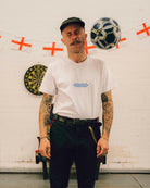 ART OF Vindaloo Tee | England White Graphic Football T-shirt