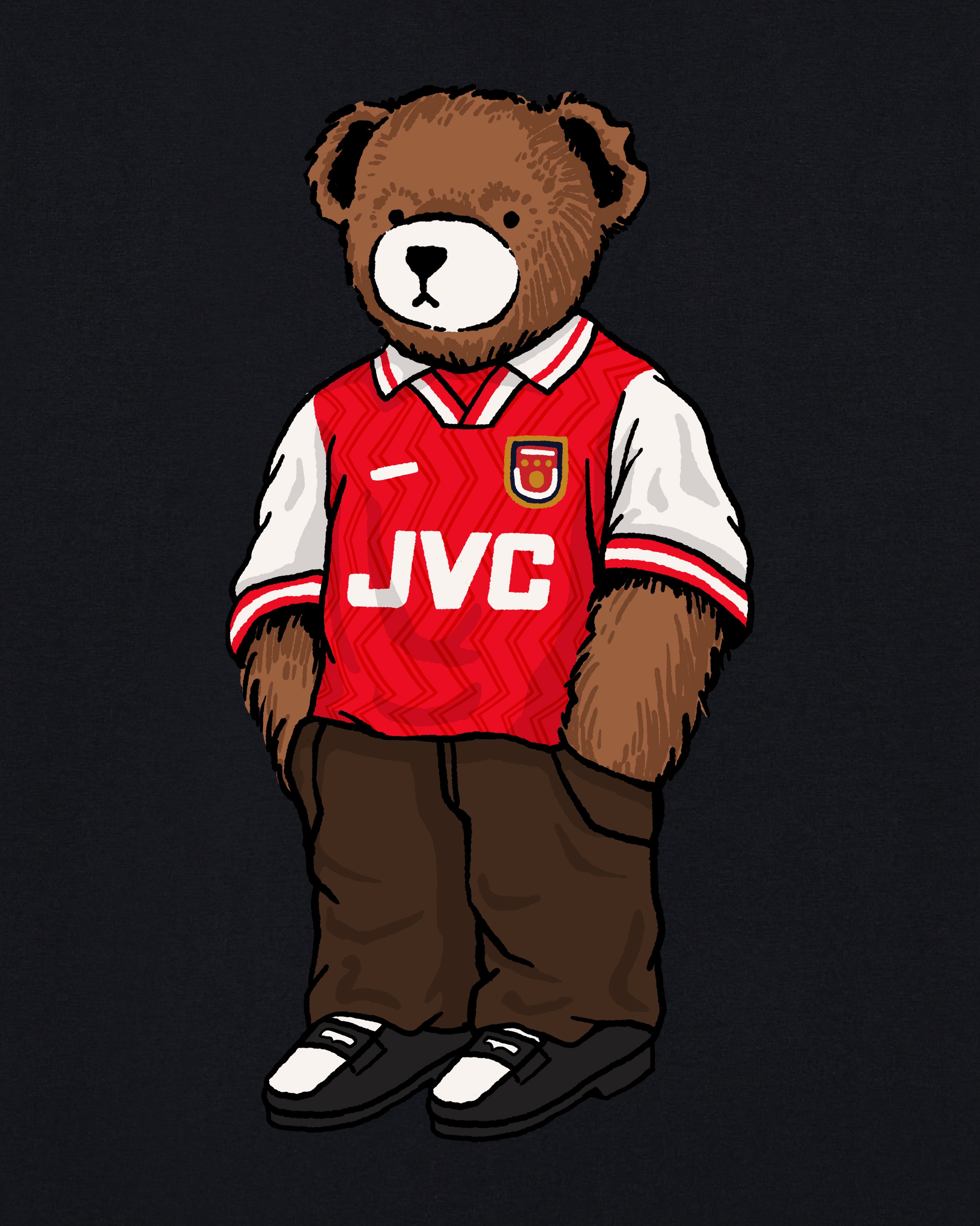 AOF X AFC Home Pickles Tee | Black & White T-Shirt | Art Of Football