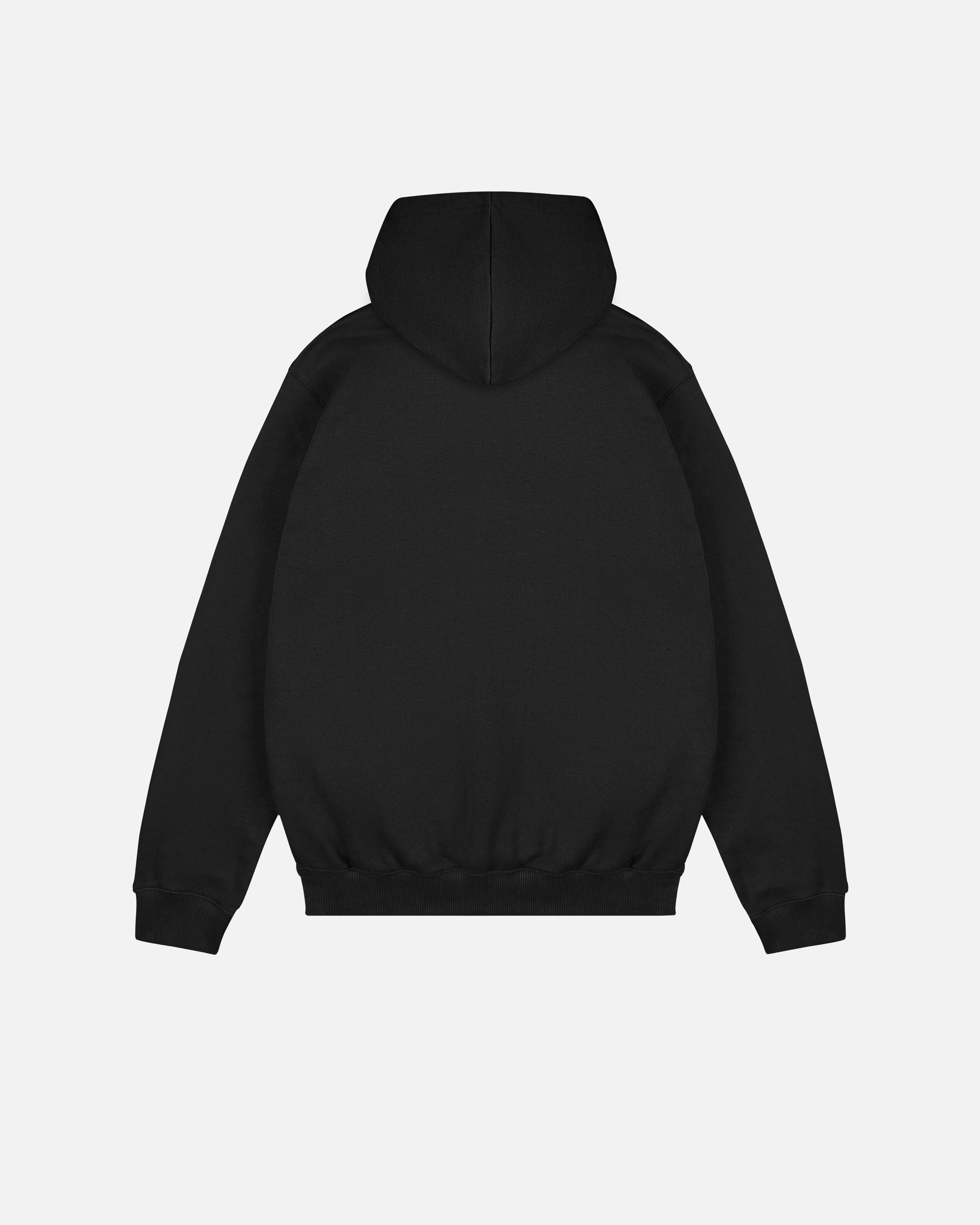 AOF Hibernian Embroidered Classics | Black Hoodie | Art of Football