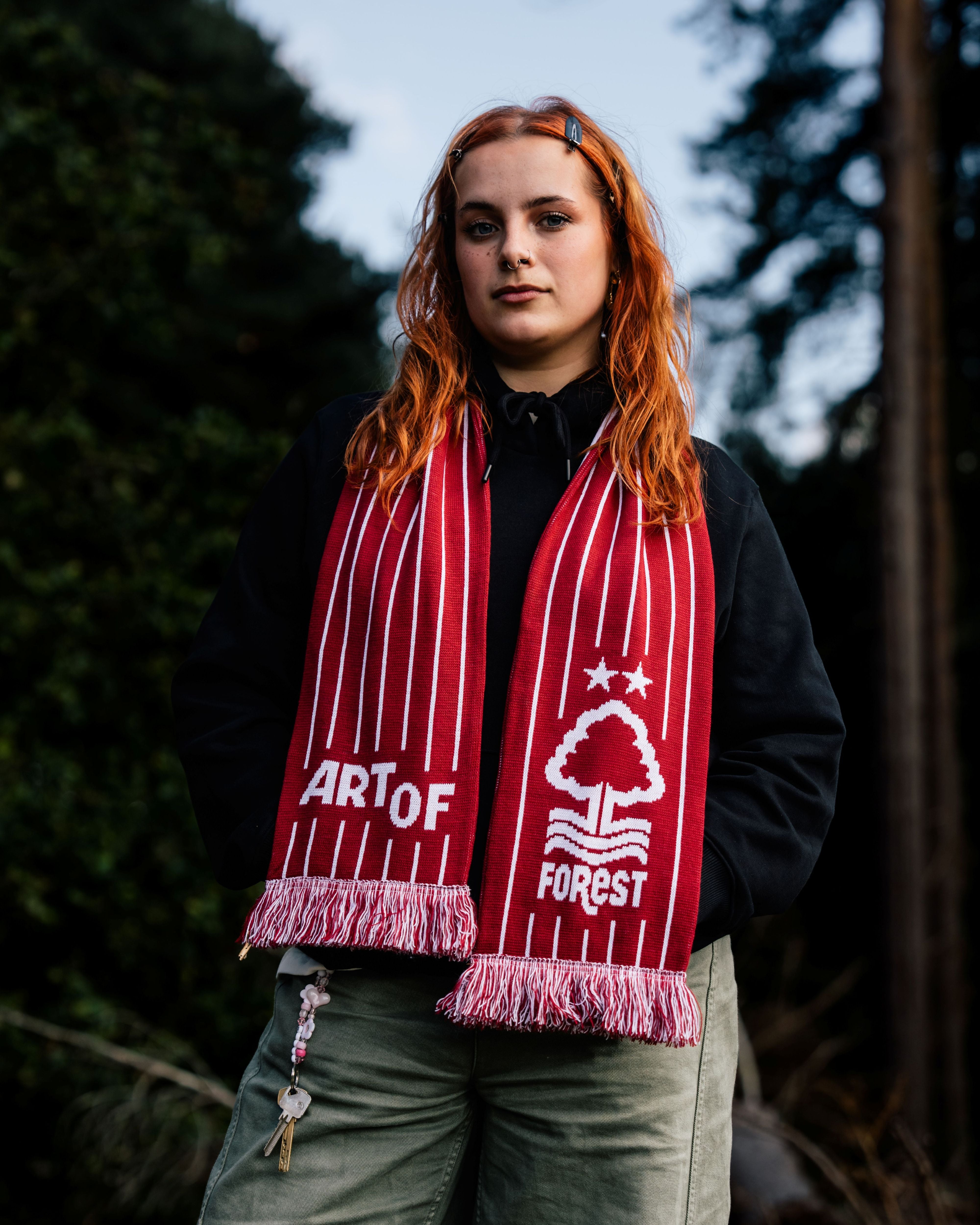 ART OF Football x Forest Heritage Scarf | AOF Knitted Accessories