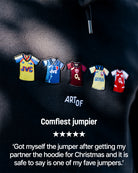 ART OF x AFC Embroidered Classics Black Hoodie | Shop Football