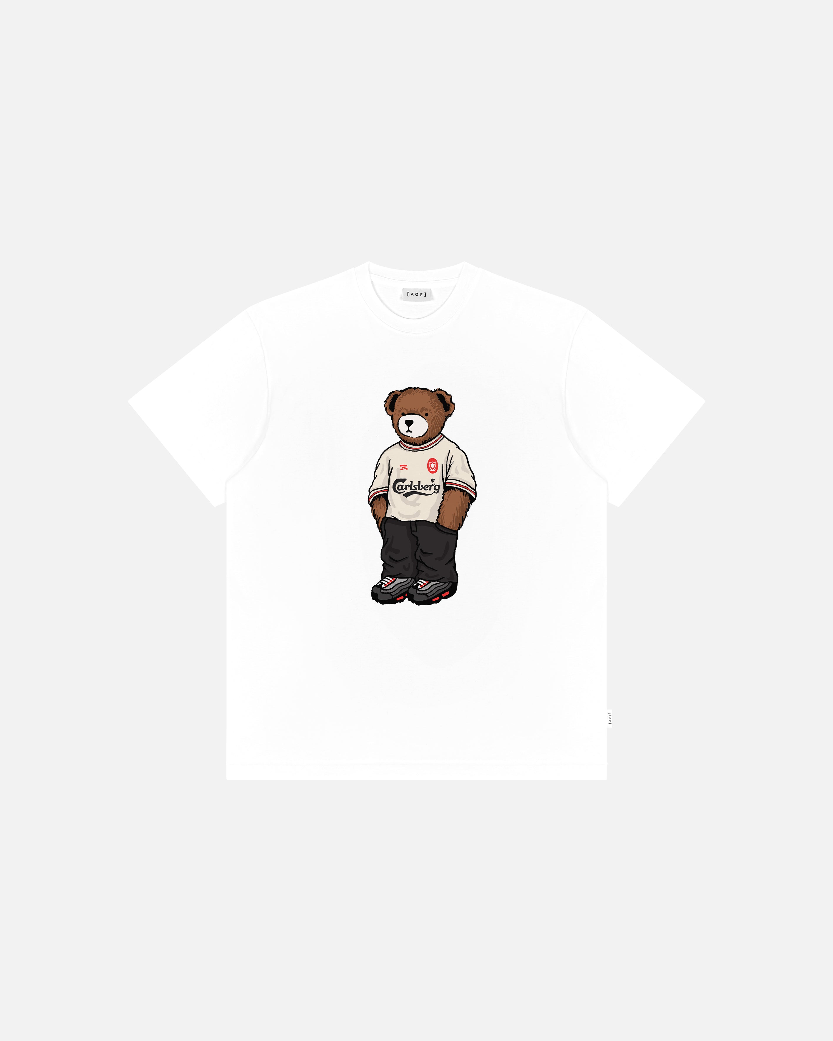 AOF x LFC Away Pickles Tee | Black & White T-shirt | Art of Football