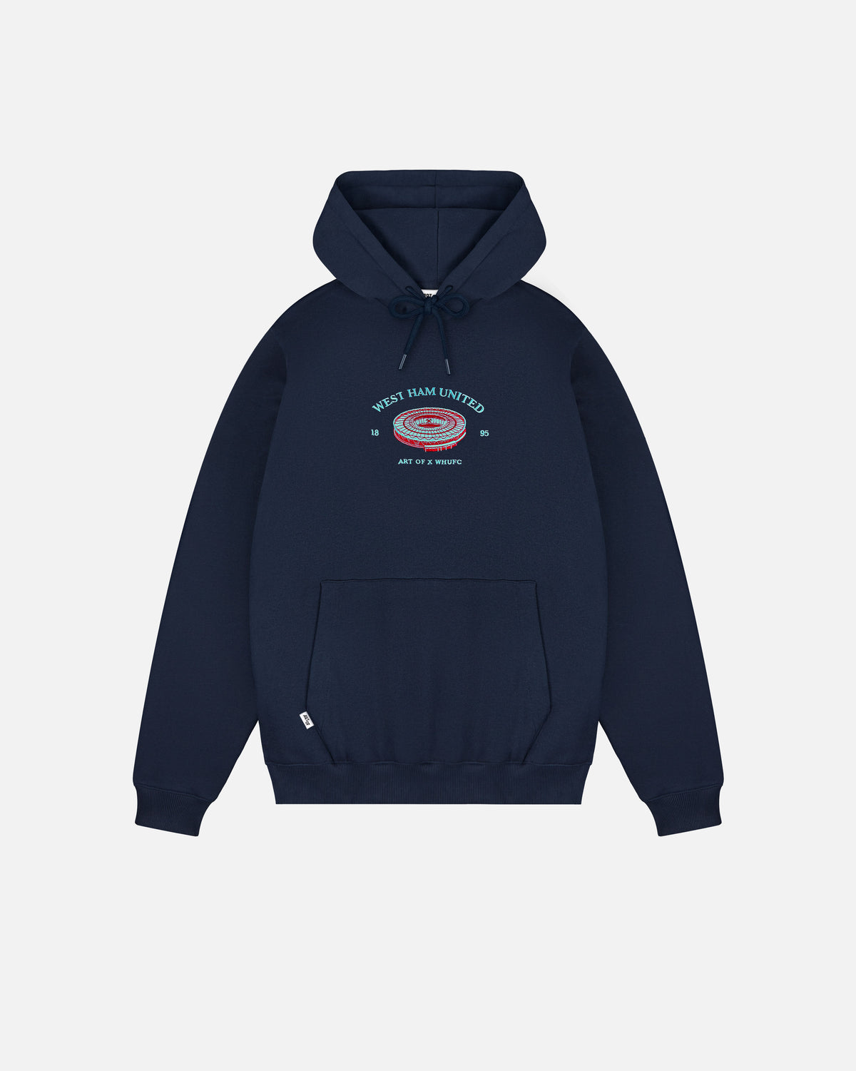 ART OF x West Ham Stadium Hoodie | Navy Embroidered Football Sweat