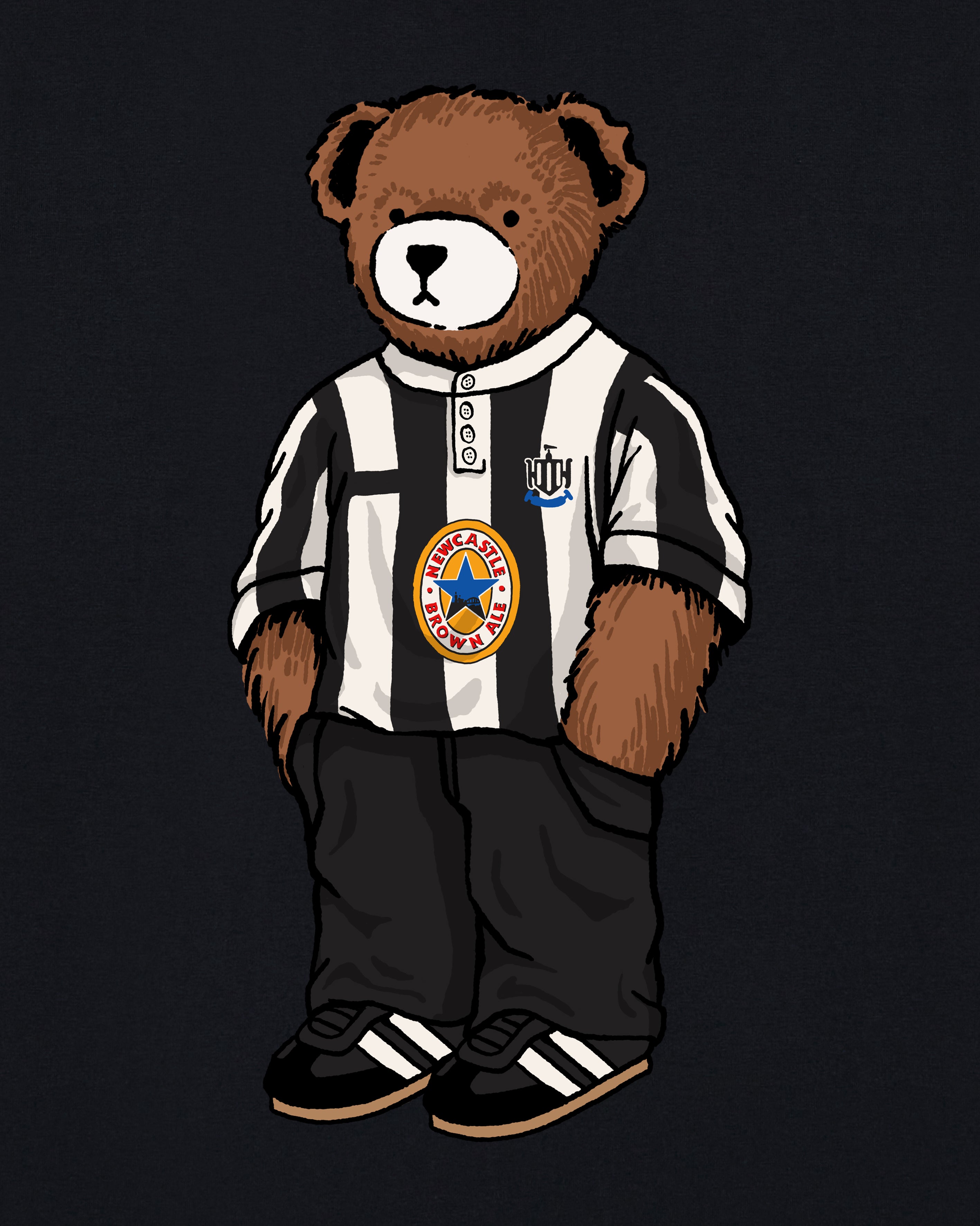 AOF x Toon Home Pickles Tee | Black & White T-shirt | Art of Football