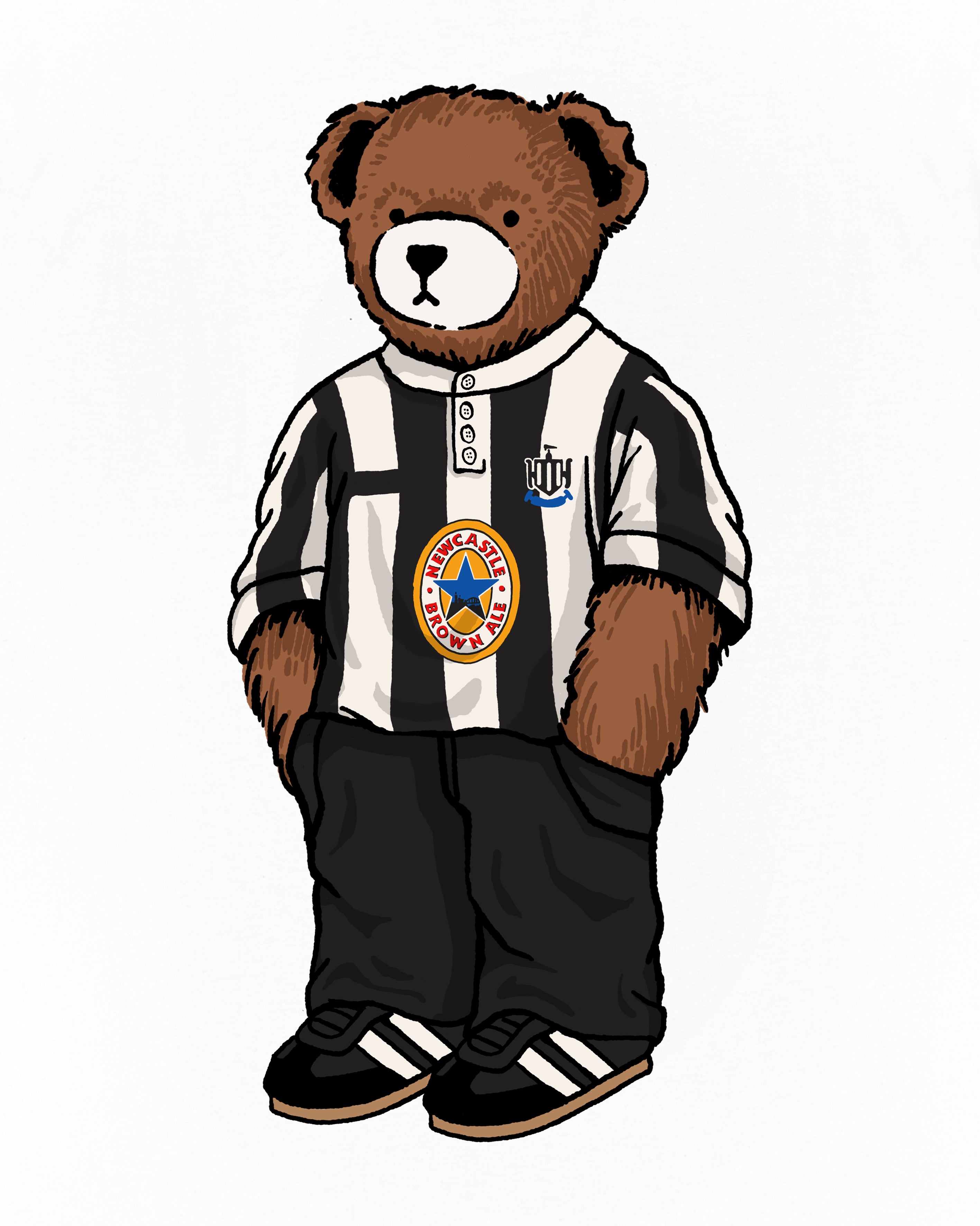 AOF x Toon Home Pickles Tee | Black & White T-shirt | Art of Football