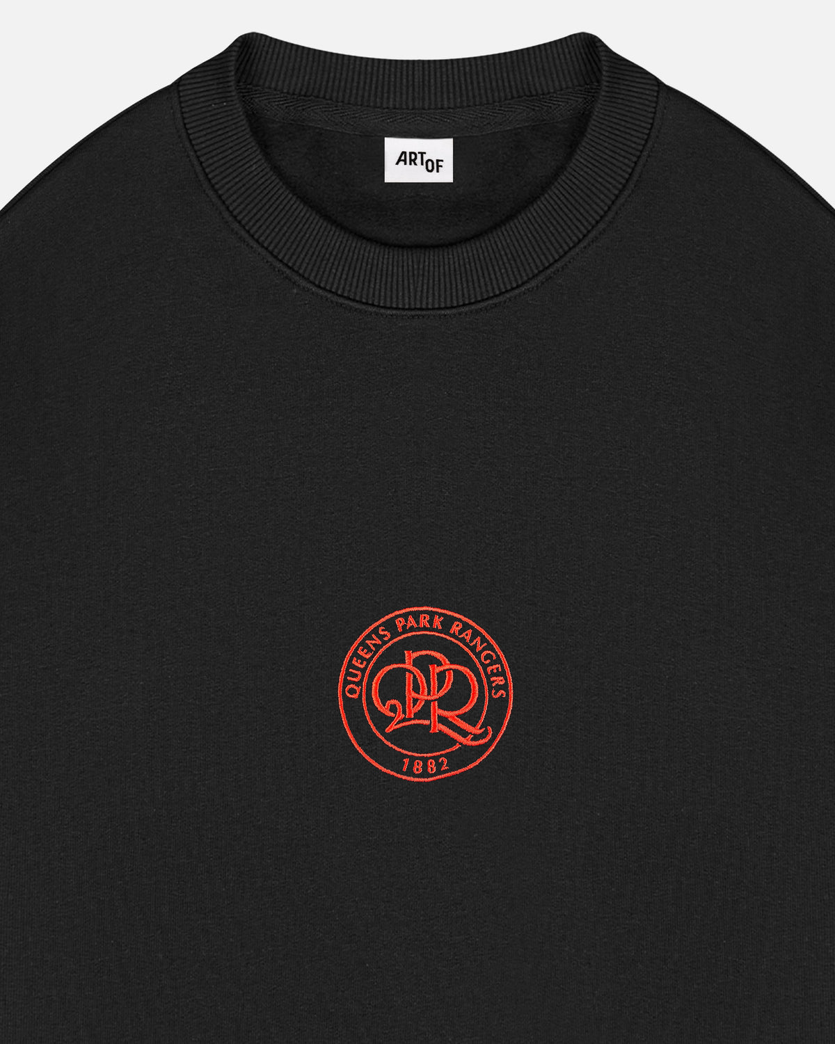 ART OF x QPR Single Colour Crest Sweat | Embroidered Football Jumper