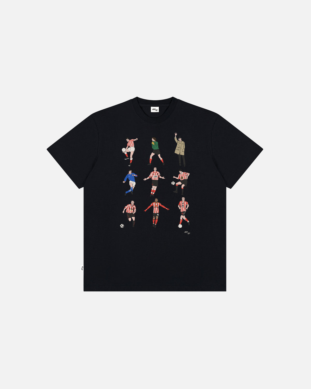 ART OF x Sunderland Generations Tee | Black Graphic Football T-shirt