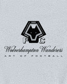 ART OF x Wolves Heritage Hoodie | Grey Printed Football Sweat