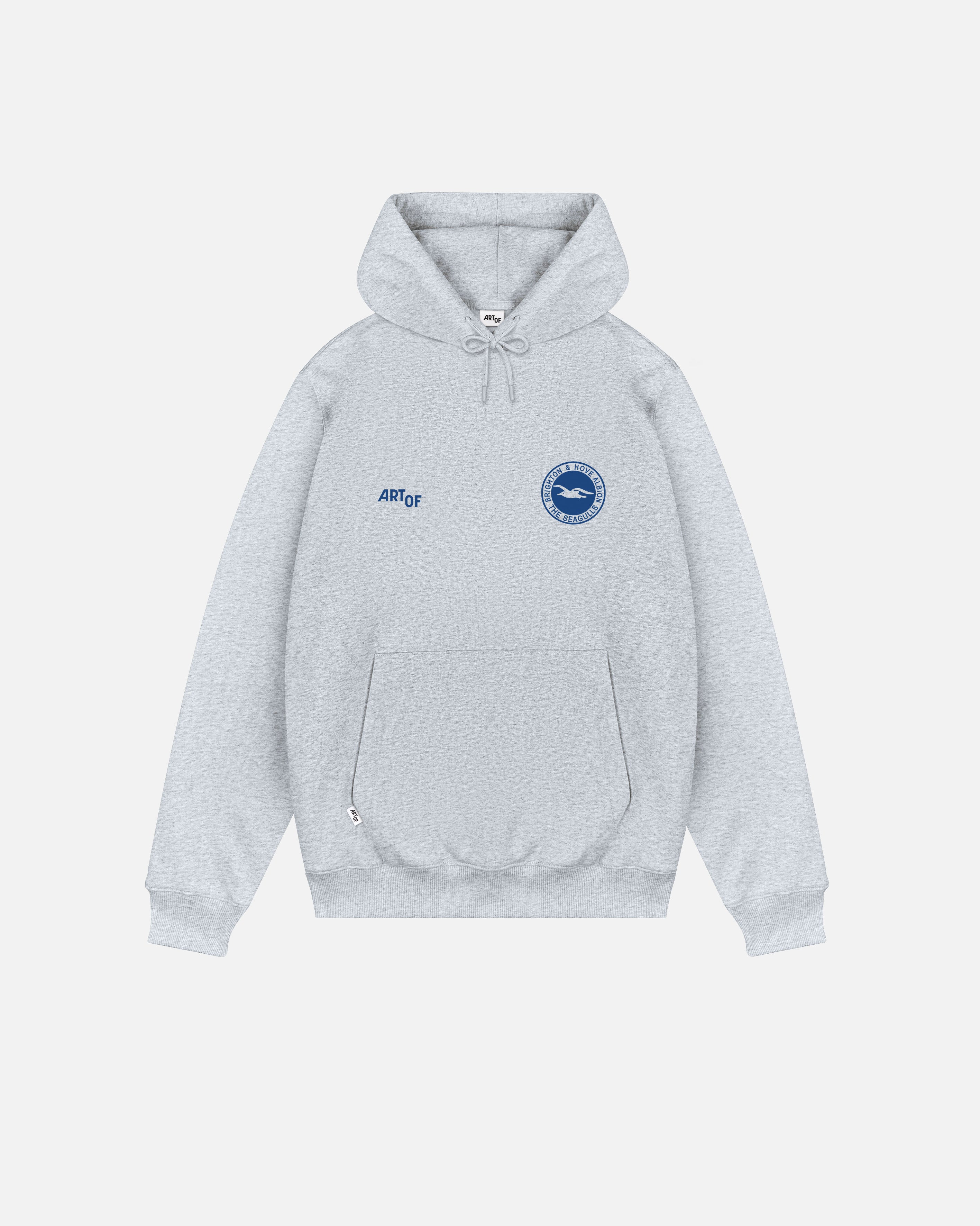 ART OF x Brighton Heritage Hoodie | Grey Printed Football Sweat