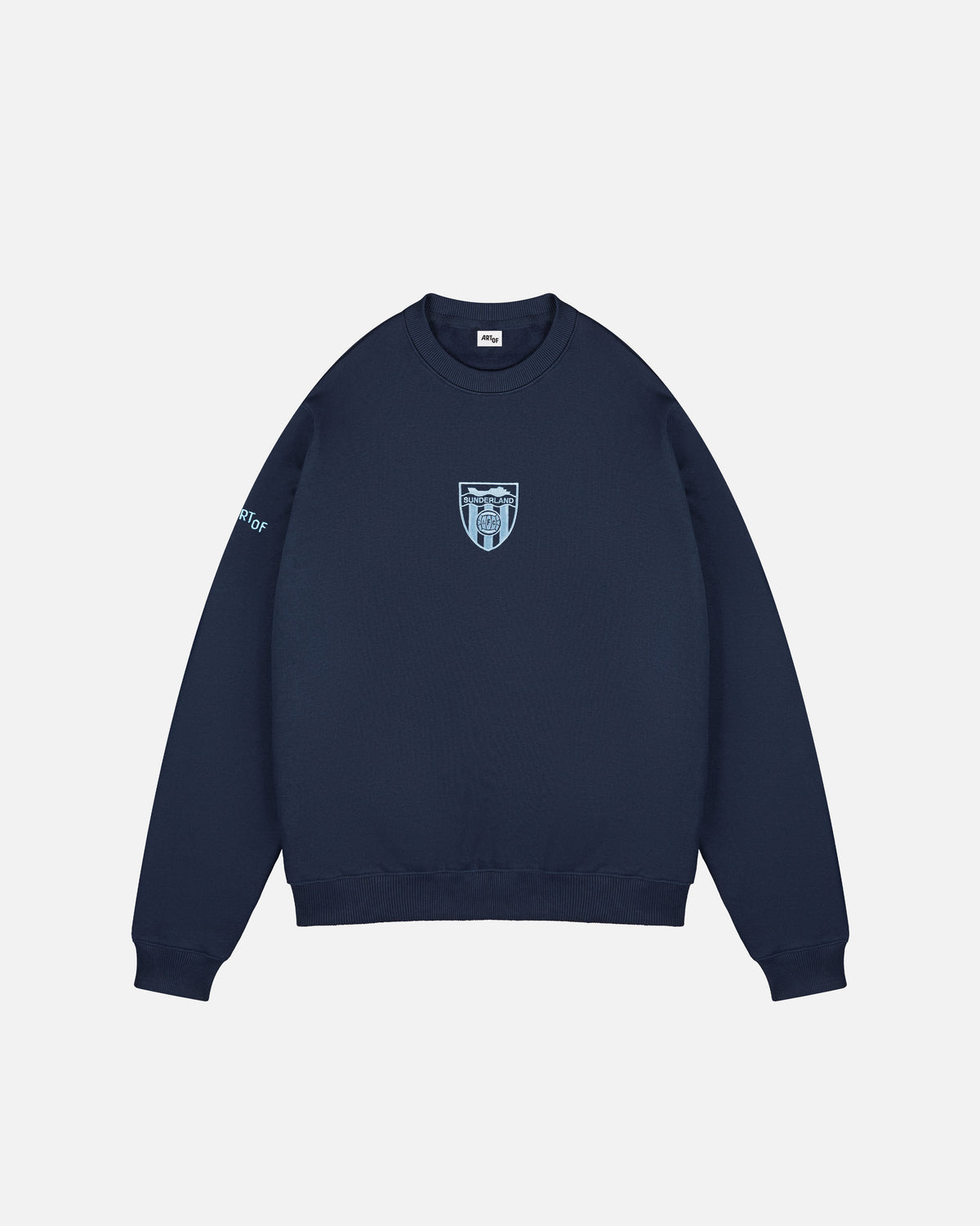 ART OF x Sunderland Single Colour Crest Sweat | Navy Football Jumper