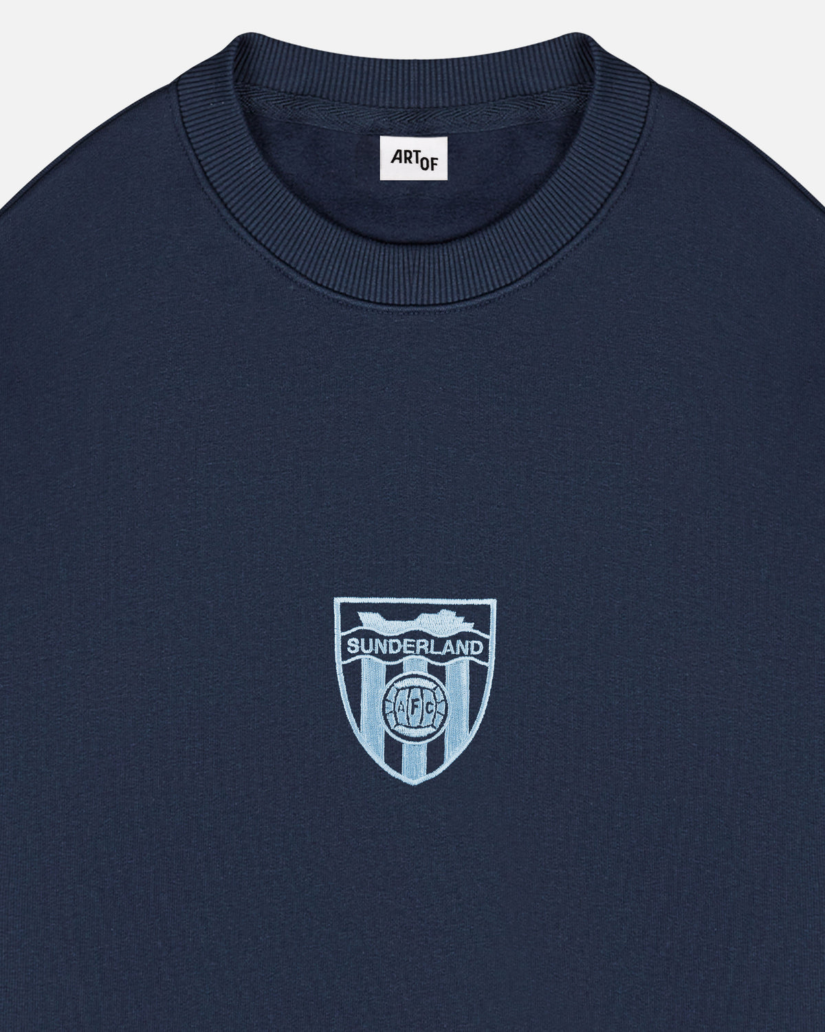 ART OF x Sunderland Single Colour Crest Sweat | Navy Football Jumper