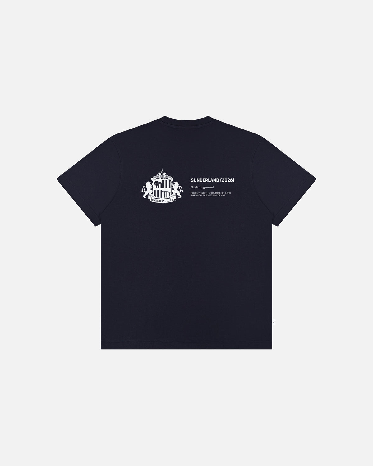 ART OF x Sunderland AFC Gallery Tee | Navy Graphic Football T-shirt