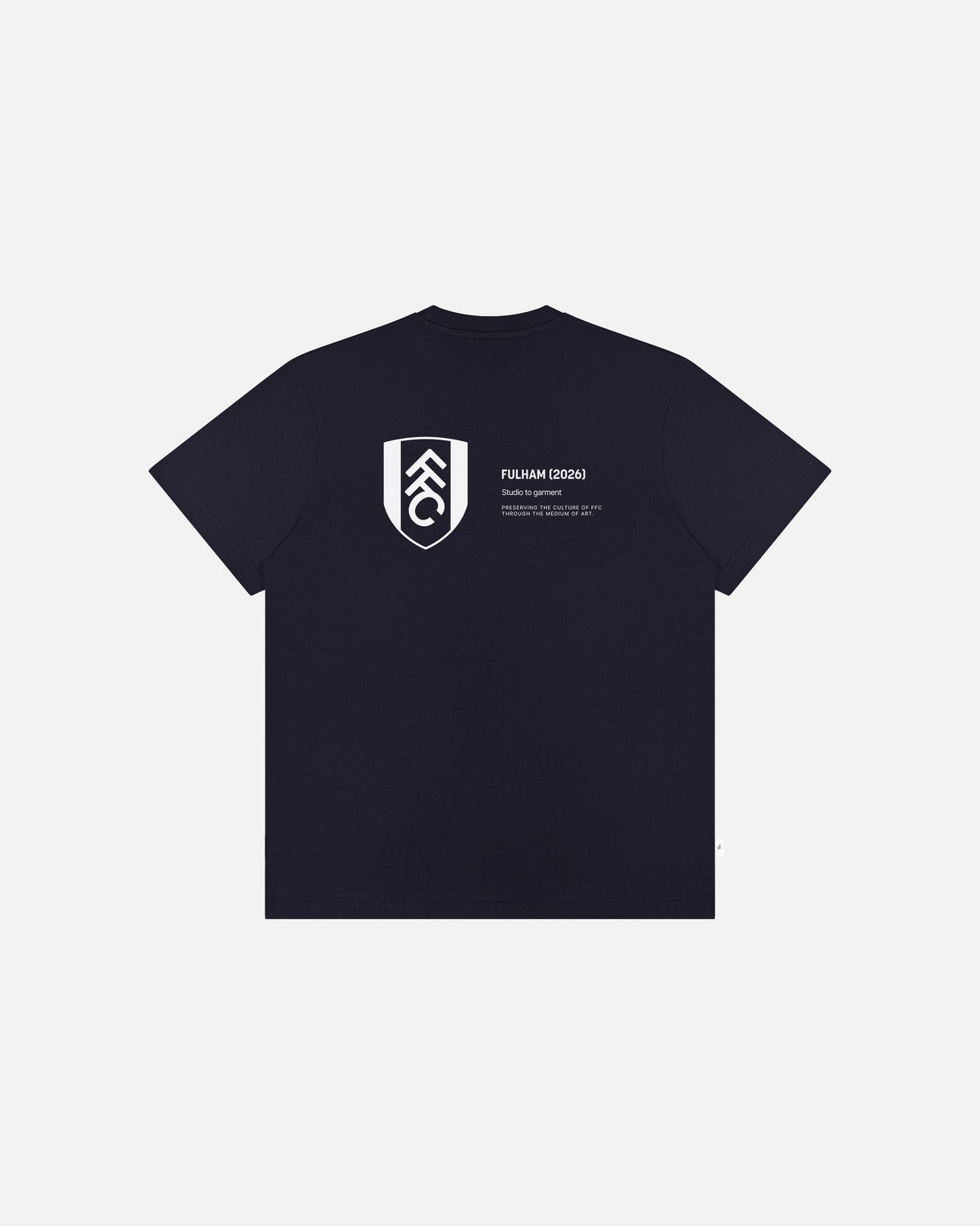 ART OF x Fulham Gallery Tee | FFC Navy Graphic Football T-shirt