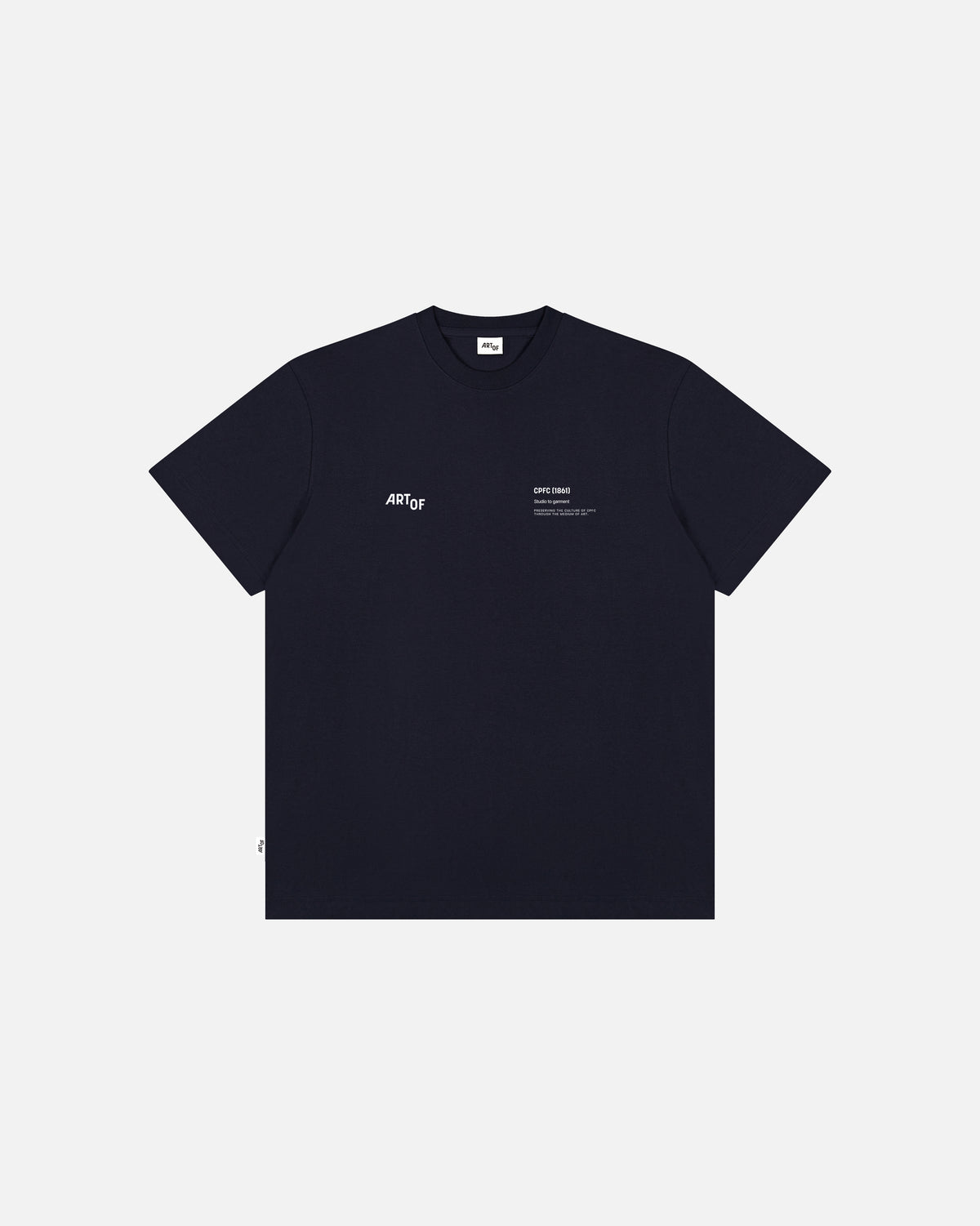 ART OF x Crystal Palace Gallery Tee | Navy Graphic Football T-shirt