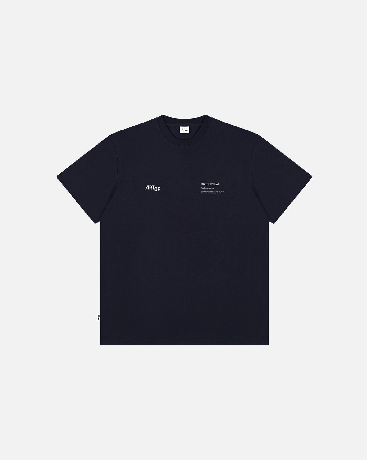 ART OF x Nottingham Forest Gallery Tee | Navy Graphic Football T-shirt